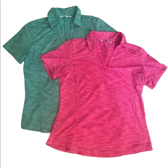 Two Lady Hagen Golf Shirts 